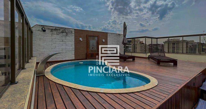 Cobertura duplex de 313m² com 4 quartos, sendo 2 suítes à venda por R$2.600.000 e para alugar por R$12.000 + taxas - Icaraí - Niterói/RJ