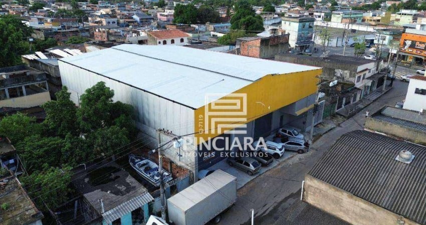 Galpão para alugar, 600 m² por R$ 12.000,00/mês - Rocha - São Gonçalo/RJ