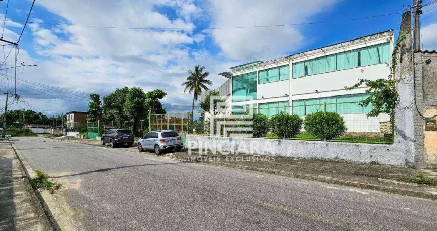 Galpão de 2.160 m² em terreno de 4.700 m² por r$ 30.000/mês - guaxindiba - são gonçalo/rj