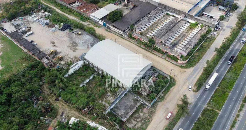 Galpão de 1.600 m² para alugar por r$ 35.000/mês + taxas - marambaia - são gonçalo/rj