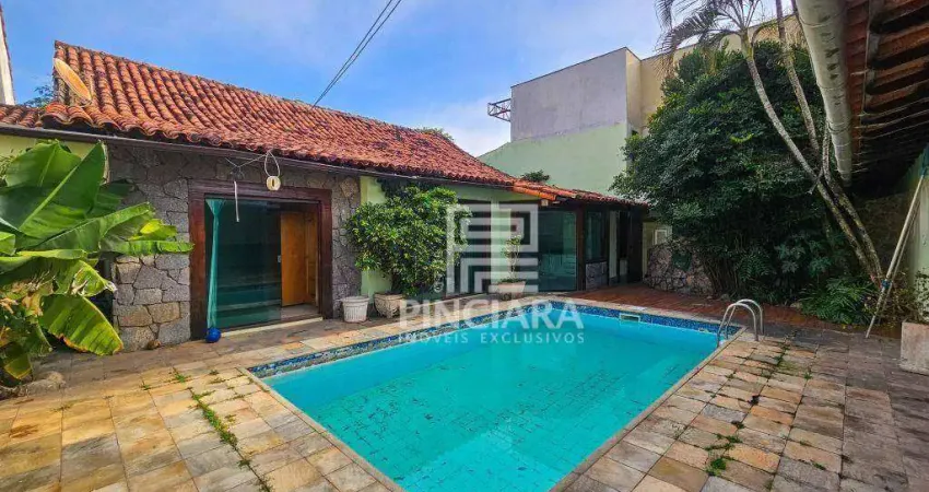 Casa de 300 m² com 4 quartos para alugar em itacoatiara - niterói/rj - alugue por r$ 12.000/mês ou compre por r$ 3.200.000