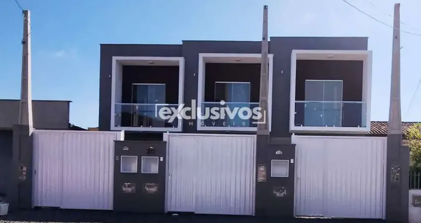 Casa Geminada no B: Fátima, Joinville/SC 1 suite mais 2dorm, 2 vagas, R$449.000,00