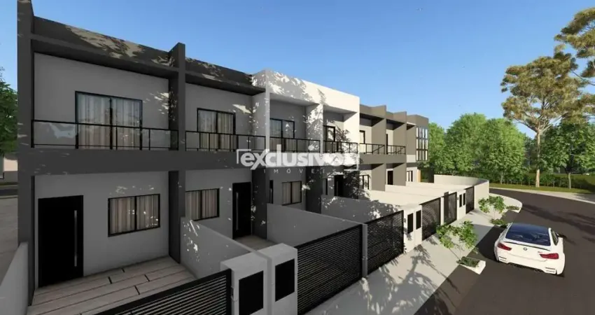 Sobrado geminado na planta no bairro aventureiro, joinville/sc