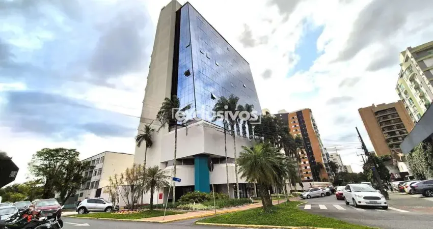 Sala comercial com 70m² privativos no centro médico união, centro de joinville – para alugar