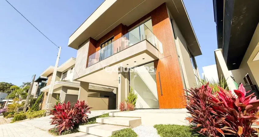 Casa alto padrão no condomínio quinte essence com 3 suítes com 237m²