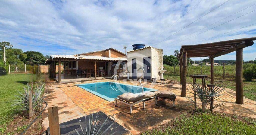 Chácara com 3 dormitórios, 1700 m² - venda por R$ 480.000,00 ou aluguel por R$ 4.300,00/mês - Aeroporto - Barretos/SP