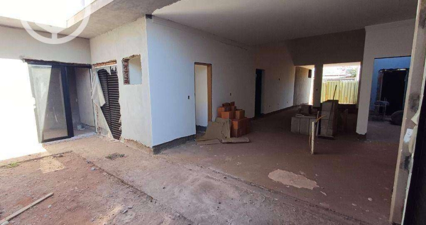 Casa em projeto final de construção, 3 dormitórios sendo 1 suite à venda, 146 m² R$ 600.000 - Jardim Europa - Barretos/SP