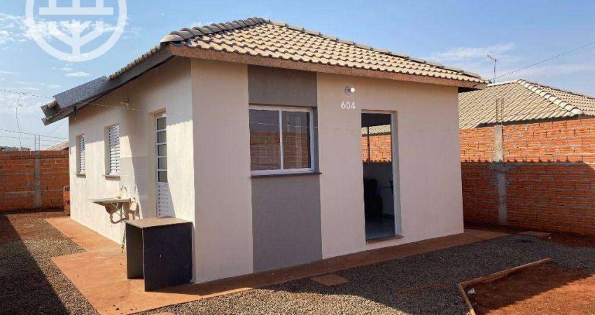 Casa com 3 dormitórios para alugar, 60 m² por R$ 975,00/mês - Nova Barretos 3 - Barretos/SP