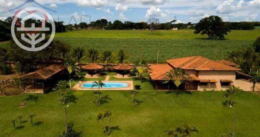 Chácara com 4 dormitórios à venda, 6000 m² por R$ 2.500.000,00 - Zona Rural - Barretos/SP