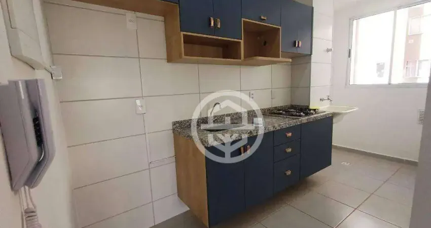 Apartamento com 2 dormitórios para alugar, 52 m² por R$ 1.800,00/mês - Cristiano de Carvalho - Barretos/SP