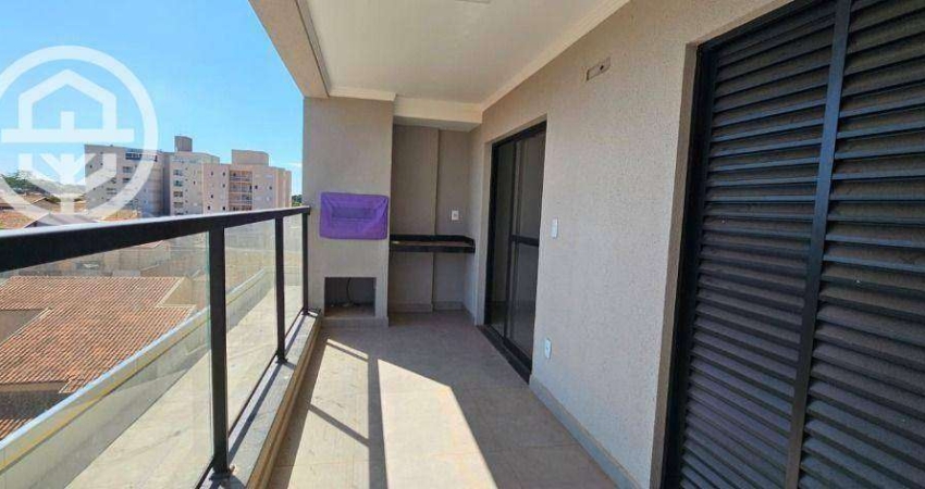 Apartamento com 2 dormitórios para alugar, 75 m² por R$ 3.530,00/mês - Jardim Universitário - Barretos/SP