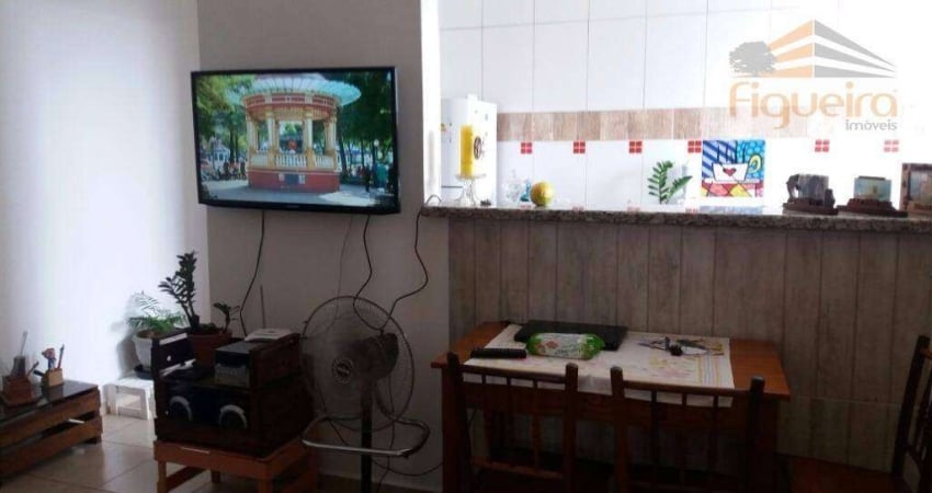 Apartamento com 2 dormitórios para alugar, 46 m² por R$ 1.419,64 - Cristiano de Carvalho - Barretos/SP