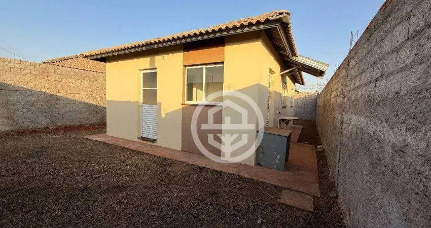 Casa com 3 dormitórios para alugar, 60 m² por R$ 1.115,00/mês - Jardim Anastácio - Barretos/SP