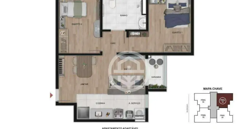 Apartamento com 2 dormitórios para alugar, 52 m² por R$ 3.000,00/mês - Nova América - Barretos/SP