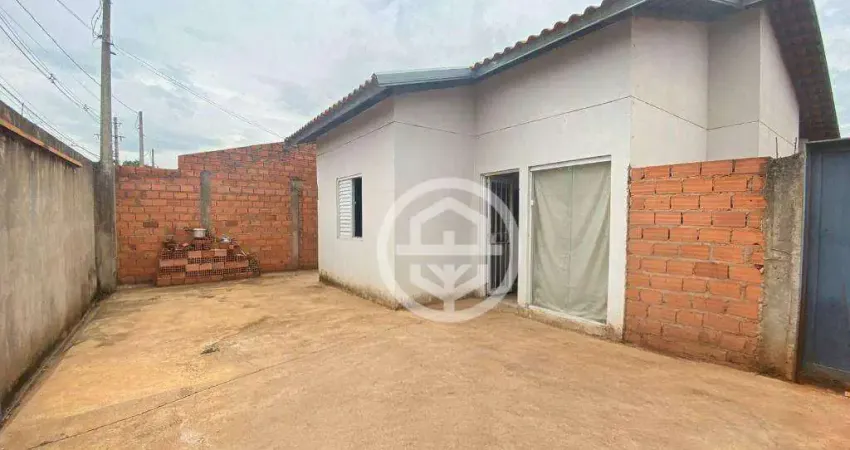 Casa com 2 dormitórios à venda, 54 m² por r$ 200.000,00 - monte alegre - barretos/sp