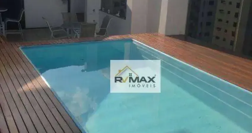 Apartamento cobertura com 5 suítes à venda, 450 m² por r$ 4.500.000 - campo belo - são paulo/sp