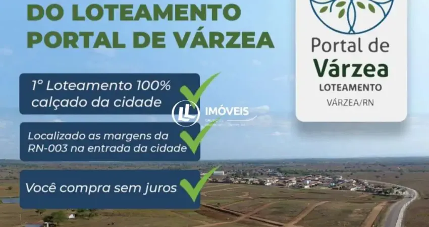 Lotes a Venda Portal De Varzea - Várzea RN a partir de