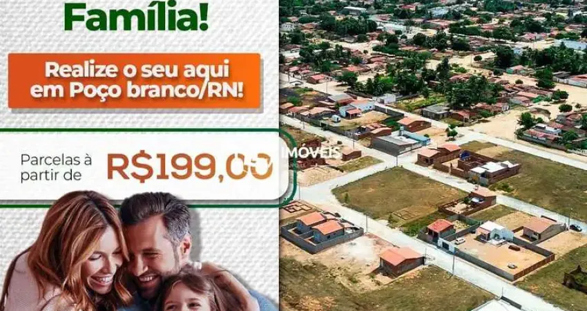 Lotes a venda Poço Branco Loteamento Park das Aguas - sem consulta ao spc serasa
