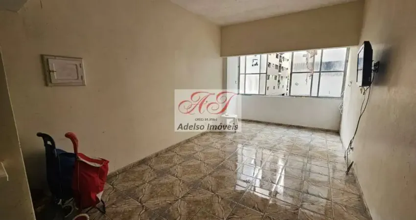 Aluguel de apartamento na pompeia, santos-sp: 1 quarto, 1 sala, 1 banheiro, 1 vaga de garagem, 65m²