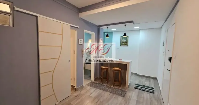 Apartamento à venda em Santos-SP, Aparecida: 1 quarto, 1 banheiro, 1 vaga, 33m² de área privativa.