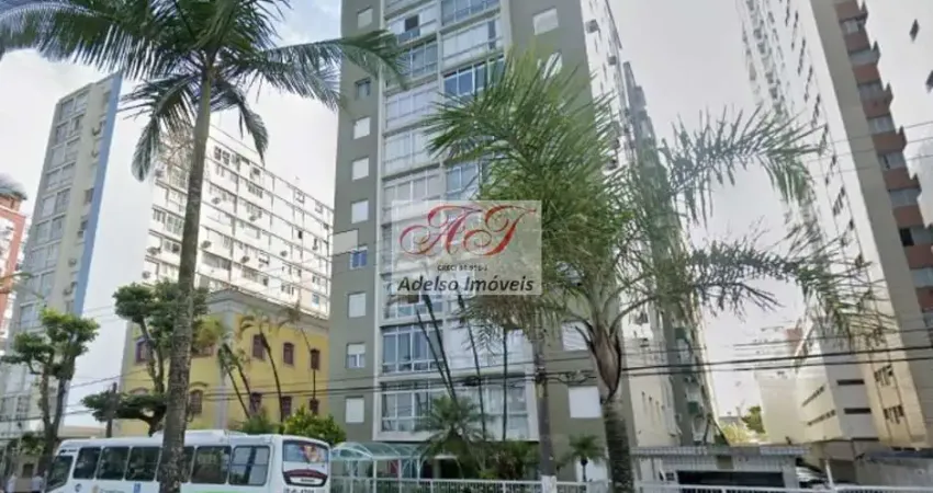 Apartamento à venda em Santos-SP, bairro Embaré. 2 quartos, 1 suíte, sala, 2 banheiros, garagem.