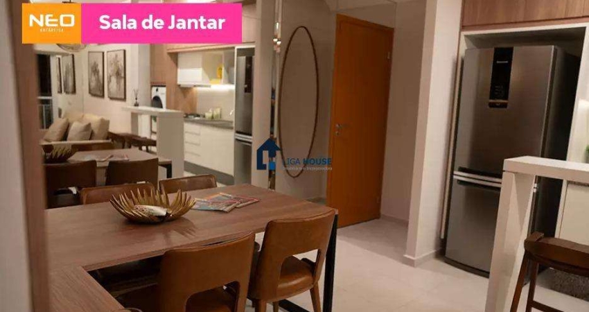 Apartamento na planta de 2 a 3 quartos, no Edifício Neo Antártica em Cuiabá-MT