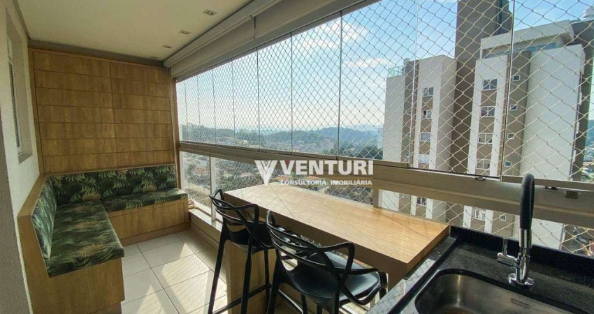 Apartamento com 2 dormitórios, sendo 1 suíte à venda, 78 m² por R$ 530.000 - Escola Agrícola - Blumenau/SC