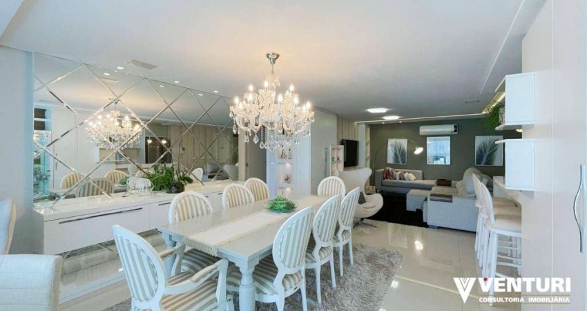 Apartamento com 3 dormitórios para alugar, 133 m² por R$ 7.570,00/mês - Itoupava Seca - Blumenau/SC