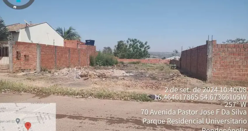 Terreno residencial para venda em Parque Residencial Universitário, 360m²