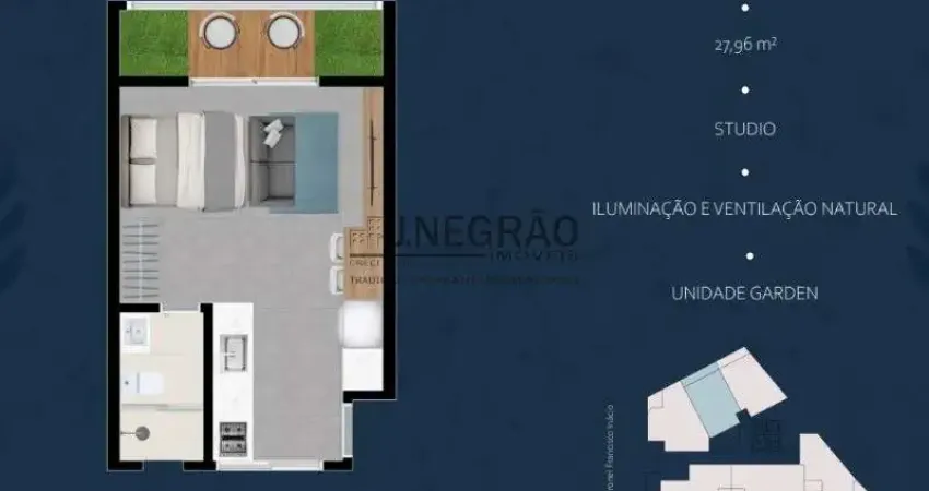 Apartamento com 1 quarto à venda na Vila Moinho Velho, São Paulo 