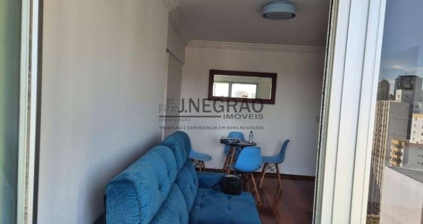 Apartamento mobiliado para locação na Aclimação com 1 quarto, 2 salas, 1 banheiro e vaga na garagem - São Paulo-SP