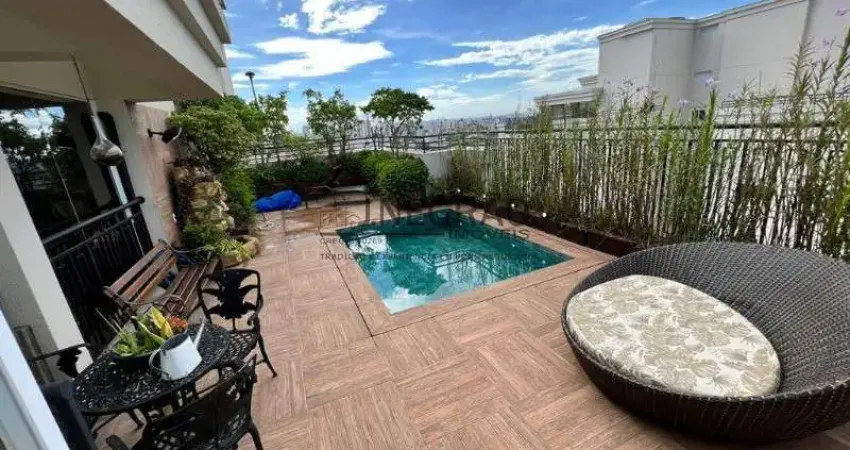 Cobertura de luxo no Ipiranga: 3 quartos, 3 suítes, 3 salas, 4 banheiros, 3 vagas - 280m² - São Paulo-SP