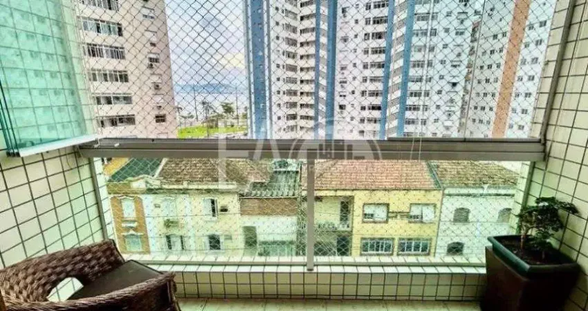Imóvel para venda possui 122 metros quadrados com 3 quartos em Ponta da Praia - Santos - SP