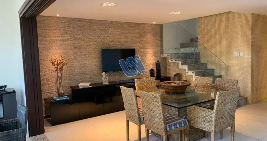 Village em condomínio mobiliado com 3 suítes superior duplex com vista para o mar em Praia do Forte