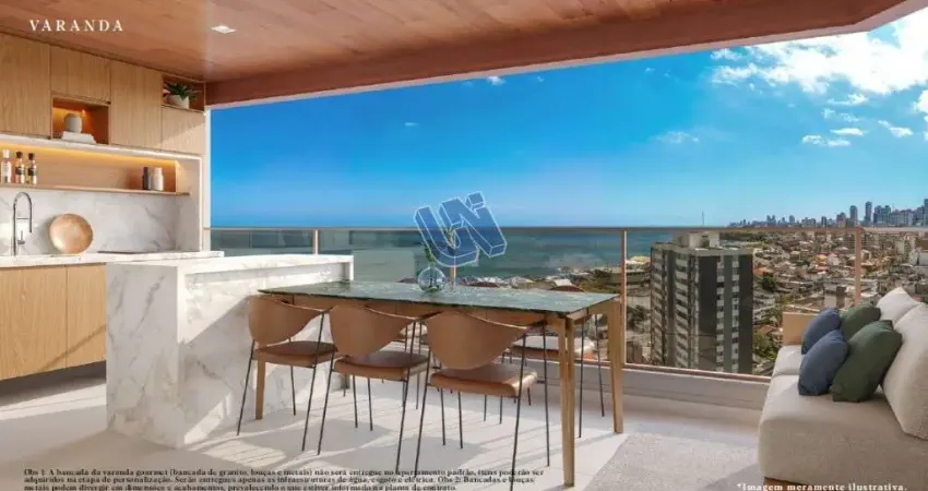 Rivê Apartamento 3 quartos sendo 1 suíte com varanda gourmet 97m2 no Rio Vermelho