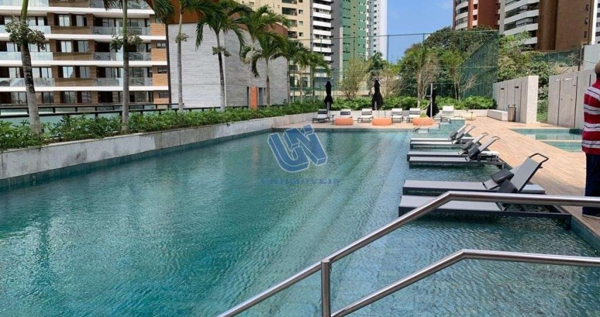 Apartamento no Monvert 3 Suítes sendo 1 suíte máster com varanda,  230m2  no Horto Florestal andar alto vista mar