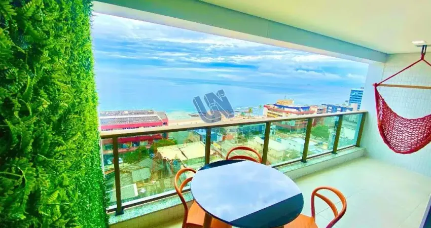 Apartamento quarto e sala com vista mar 48,75m2 na Barra