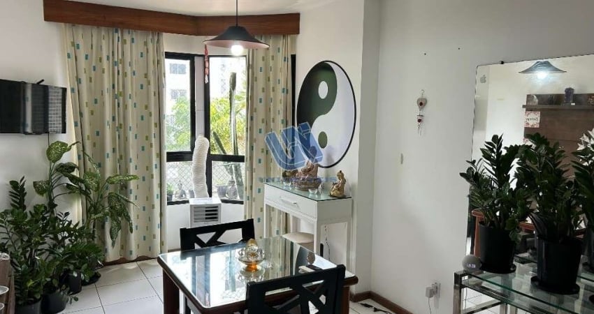Apartamento quarto e sala com closet 45,58m2 na Pituba