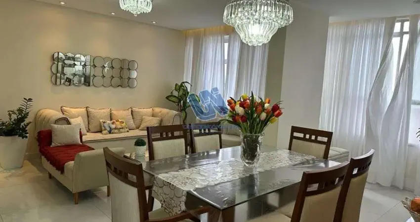Amplo apartamento com 4/4 sendo 2 Suítes 158m² 02 vagas de garagem no Canela