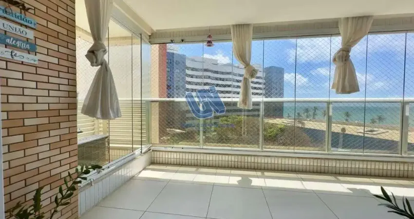 Apartamento 2 suítes nascente com vista mar 75m2 no costa azul