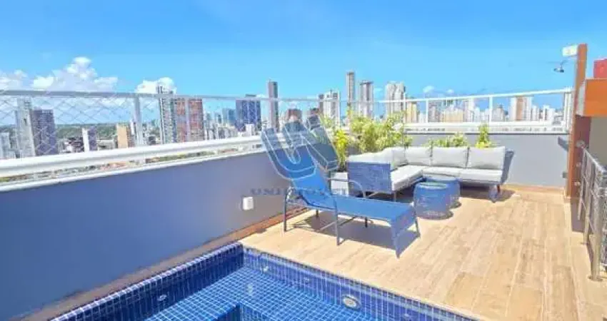 Apartamento cobertura 189m2 com 3 quartos sendo 2 suítes a master com closet na pituba