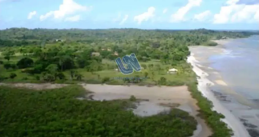 Fazenda com 189 hectares  frente praia deserta em itaparica - bahia