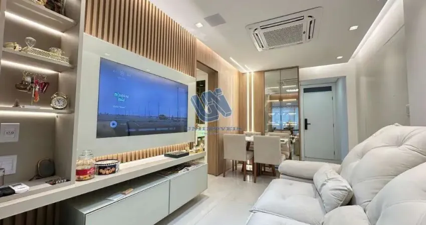 Apartamento mobiliado 2 quartos suítes 73m2 no caminho das árvores