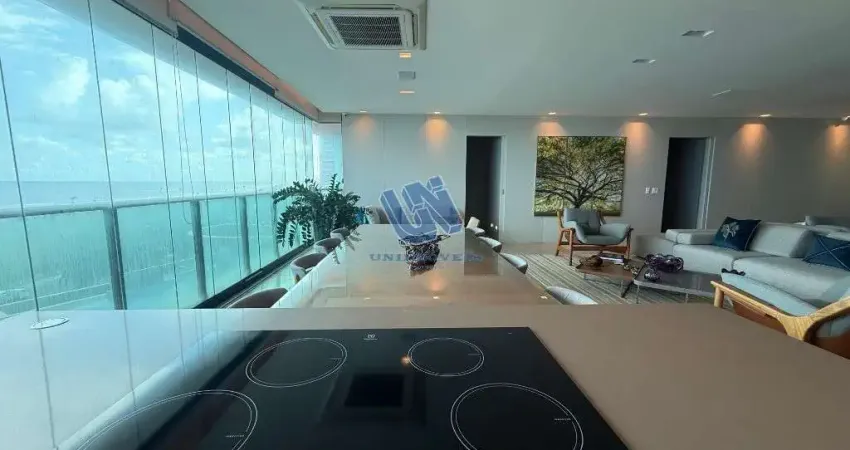 Apartamento no d'azur 4 suites com 1 suíte master com varanda 242m2 em jaguaribe