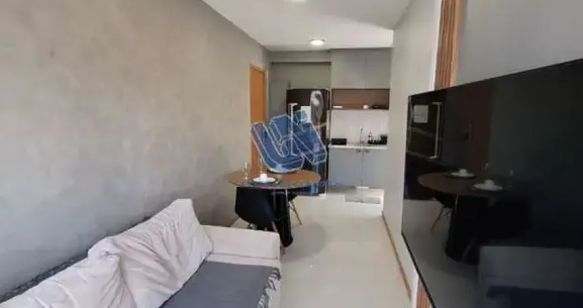 Apartamento quarto e sala nascente com varanda mobiliado 34m2 em armação