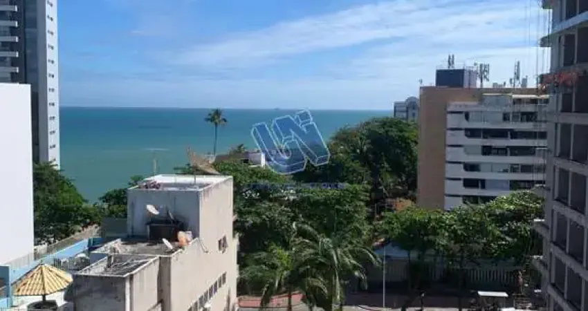 Apartamento tipo flat quarto e sala com varanda 48m2 na ondina