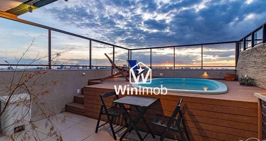 Cobertura com 3 dormitórios à venda, 147 m² por R$ 998.000,00 - Chácara das Pedras - Porto Alegre/RS