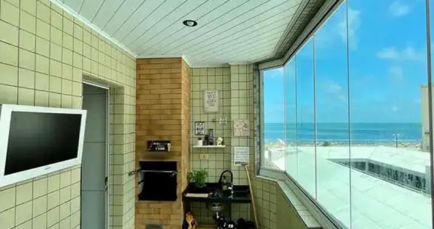 Apto 2 Dorm (2 Suítes) 1 Vaga Sacada Gourmet Envidraçada Mobiliado 50m da Praia