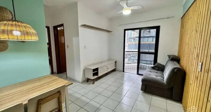 Apto Mobiliado 1 Dorm Sacada 1 Vaga Elevador 2 Quadras da Praia Guilhermina