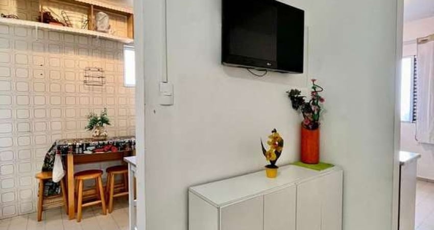Apartamento 1 Dormitório Mobiliado de Frente Pro Mar 1 Vaga para Locação